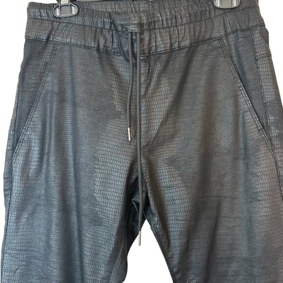 Flog Bevy Flog Shely Black Snake Drawstring Waist Pull on Pants sz 28 EUC - Picture 7 of 10